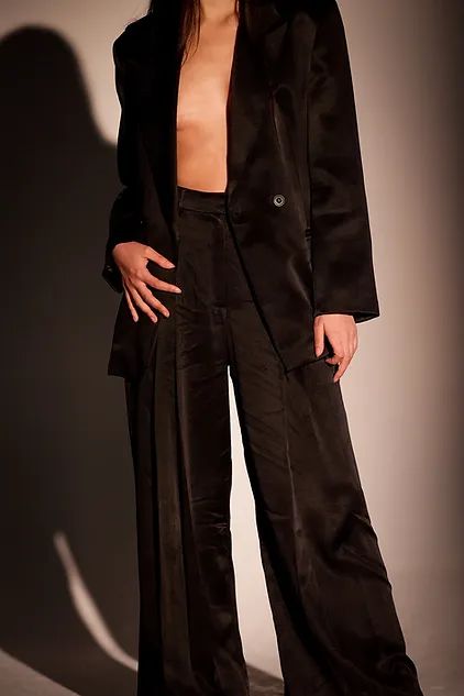 Satin suit